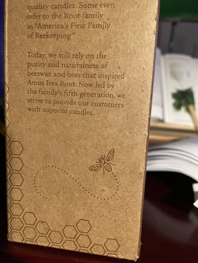 Advent Wreath White Bees Wax Pillar 5'' x 9'' Center Candle