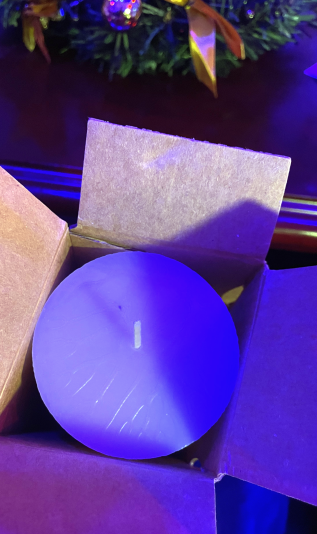 Opening the Bees Wax Center Pillar Candle Box