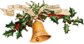 Animation - Merry Christmas Bell and Holly1