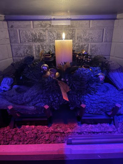 Advent Christ Candle 3''x9'' 100 Percent Bees Wax