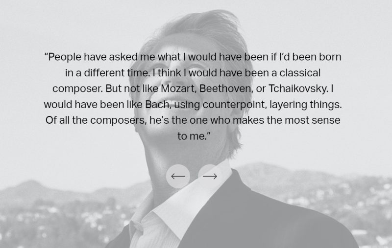 Brian Wilson quote about Bach
