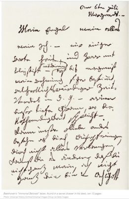 Immortal Beloved letter