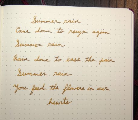 Summer rain lyrics 2