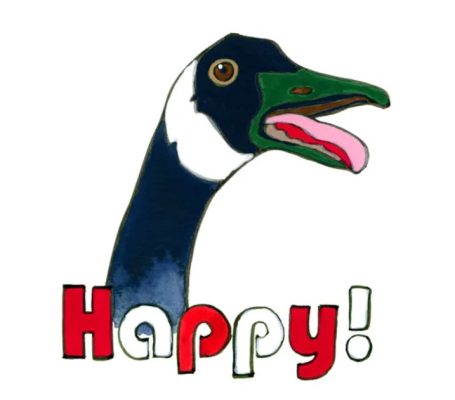 Happy Canada Day goose