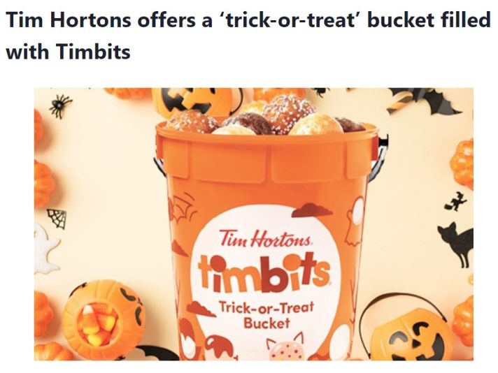 Timbits Halloween