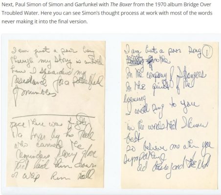 Paul Simon The Boxer