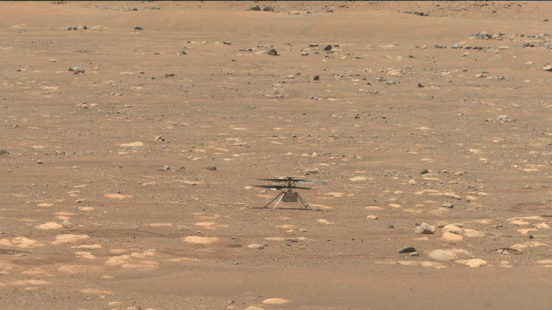 Ingenuity Helicopter from Perseverence Rover