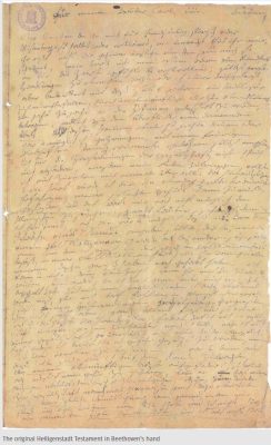 Beethoven Helingstadt Testament