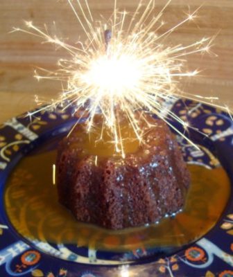Sticky toffee pudding birthday