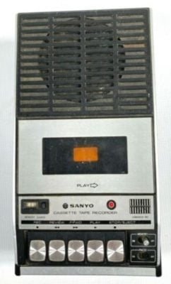 sanyo tape recorder