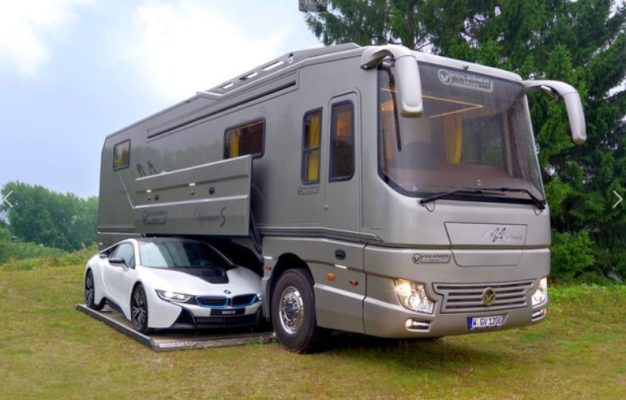 Luxury RV camping