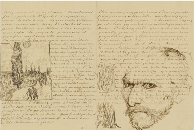 Vincen Van Gogh letter