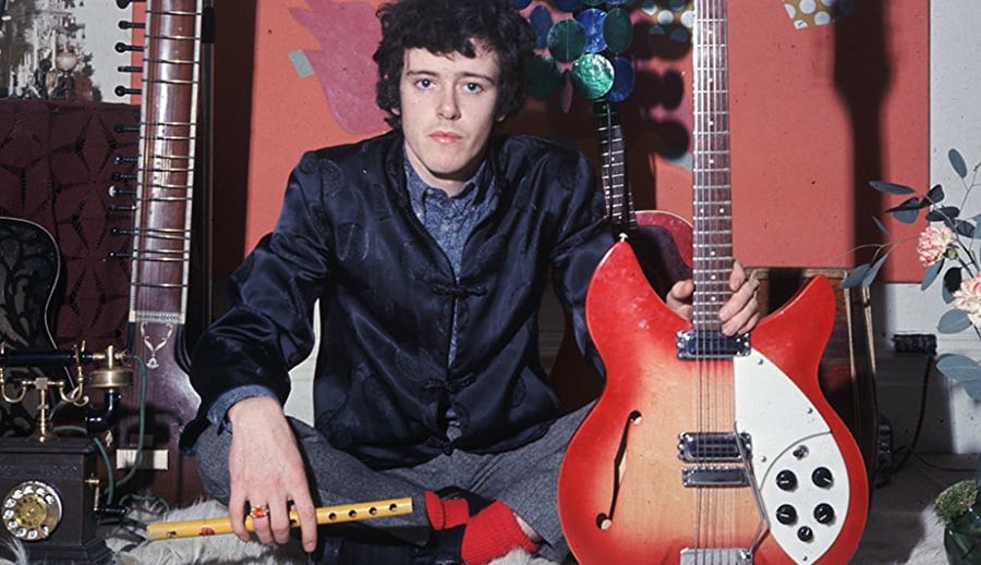 Donovan with cherry-red Rickenbacker
