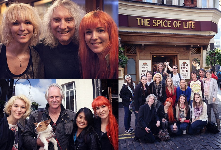 MonaLisa Twins supporting Albert Lee at City Variety Hall in Leeds, UK, 2015