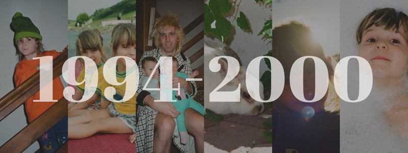 1994 - 2000 Gallery Overview Collage