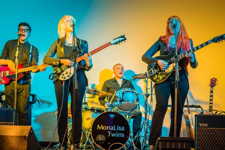 Formby Concert Formby Concert with full band on stage, James Rookyard, Jake Brown