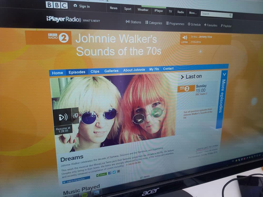 Sounds of the Seventies BBC Radio 2 Johnnie Walker